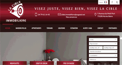 Desktop Screenshot of lacibleimmobiliere.com